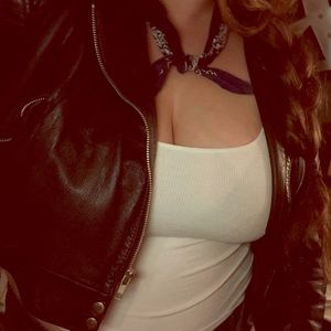 Two simple white crop tops